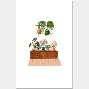 House plants collection 40.5 Posters and Art
